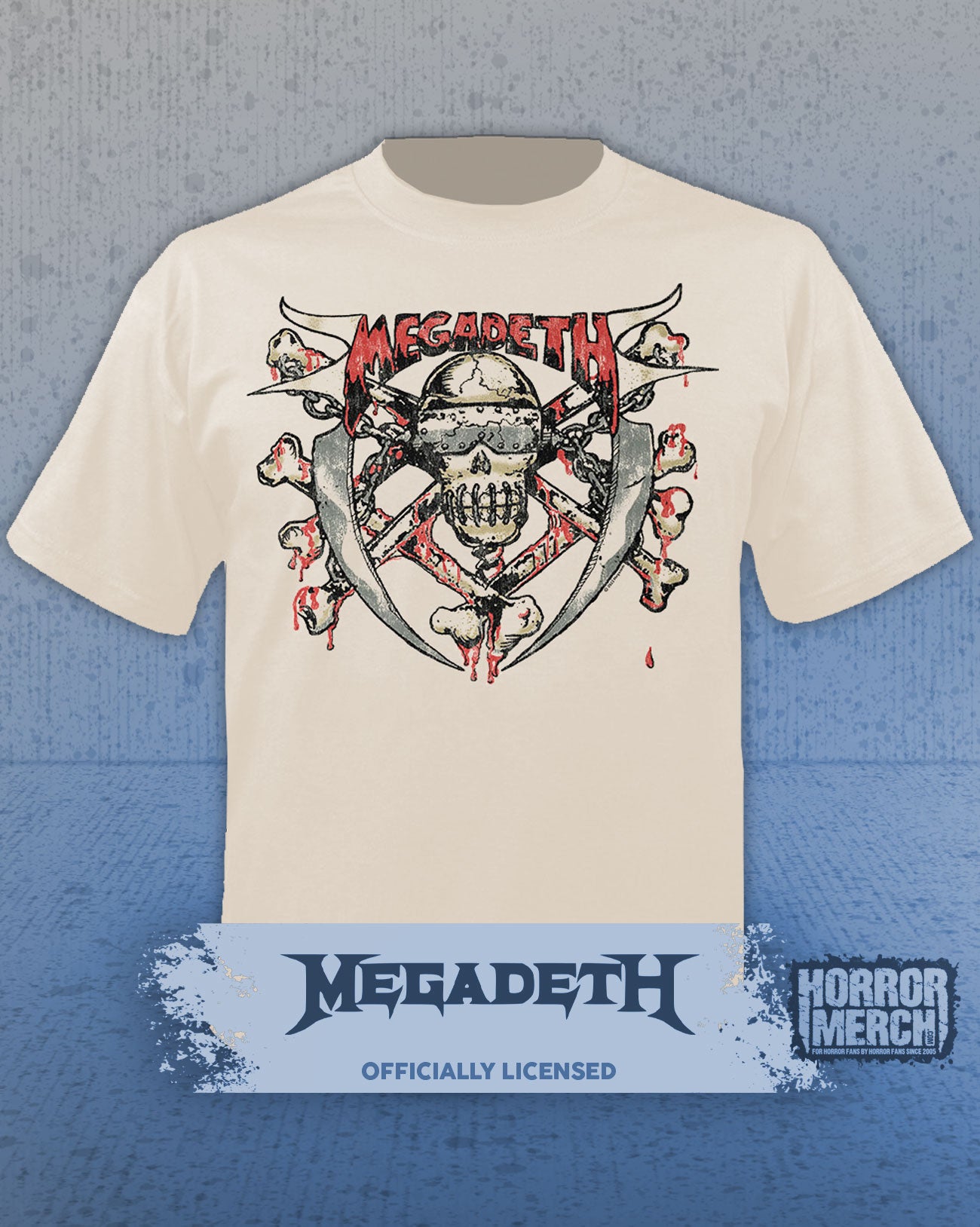 Megadeth - Vic Mens Shirt (Tan)