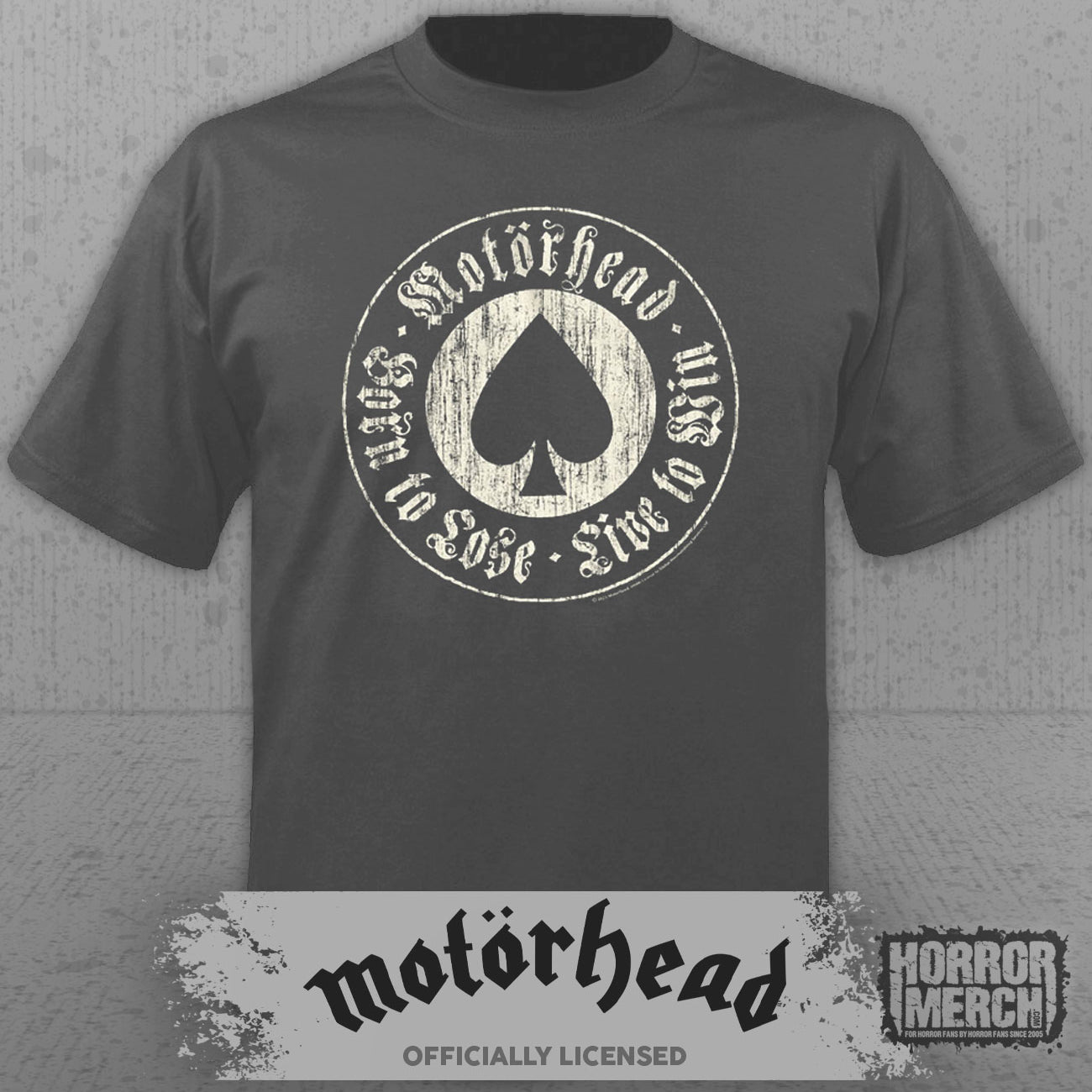 Motorhead - Born To Lose Mens Shirt (Gray)