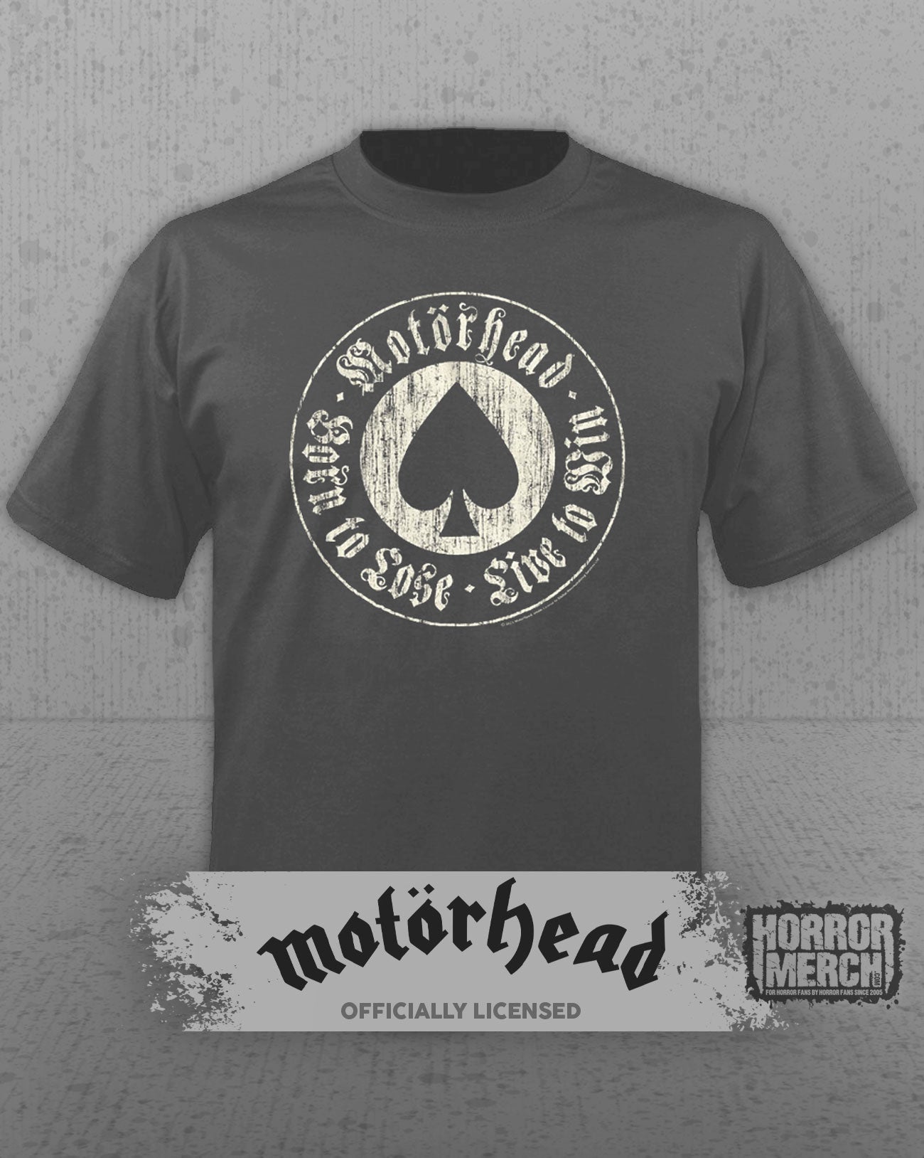 Motorhead - Born To Lose Mens Shirt (Gray)