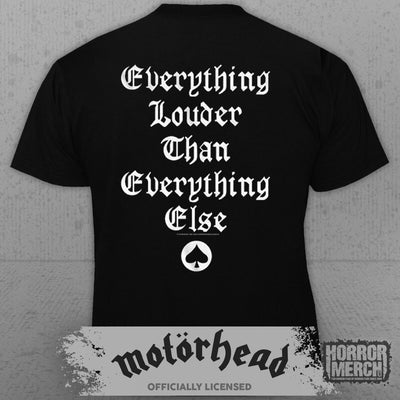 Motorhead - Everything Louder (Front And Back Print) Mens Shirt