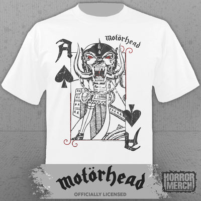 Motorhead - Playing Card Mens Shirt (White)
