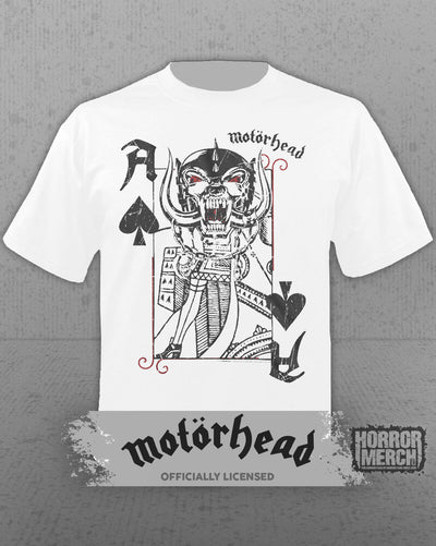 Motorhead - Playing Card Mens Shirt (White)