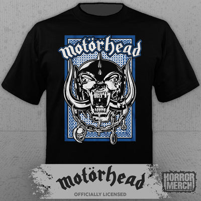 Motorhead - Blue Pattern Mens Shirt