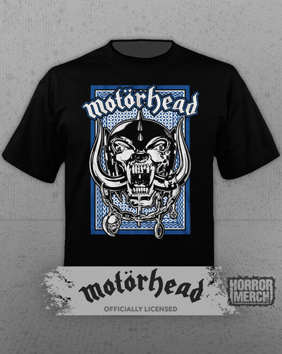 Motorhead - Blue Pattern Mens Shirt