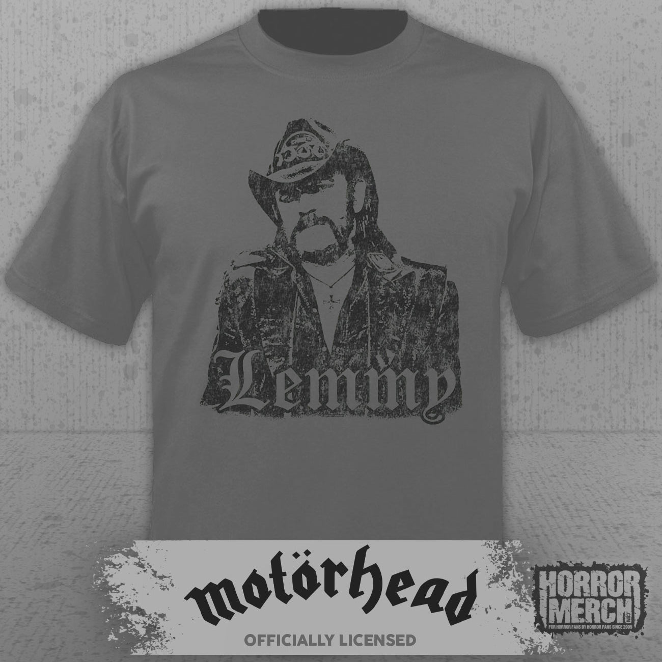 Motorhead - Lemmy Mens Shirt (Gray)