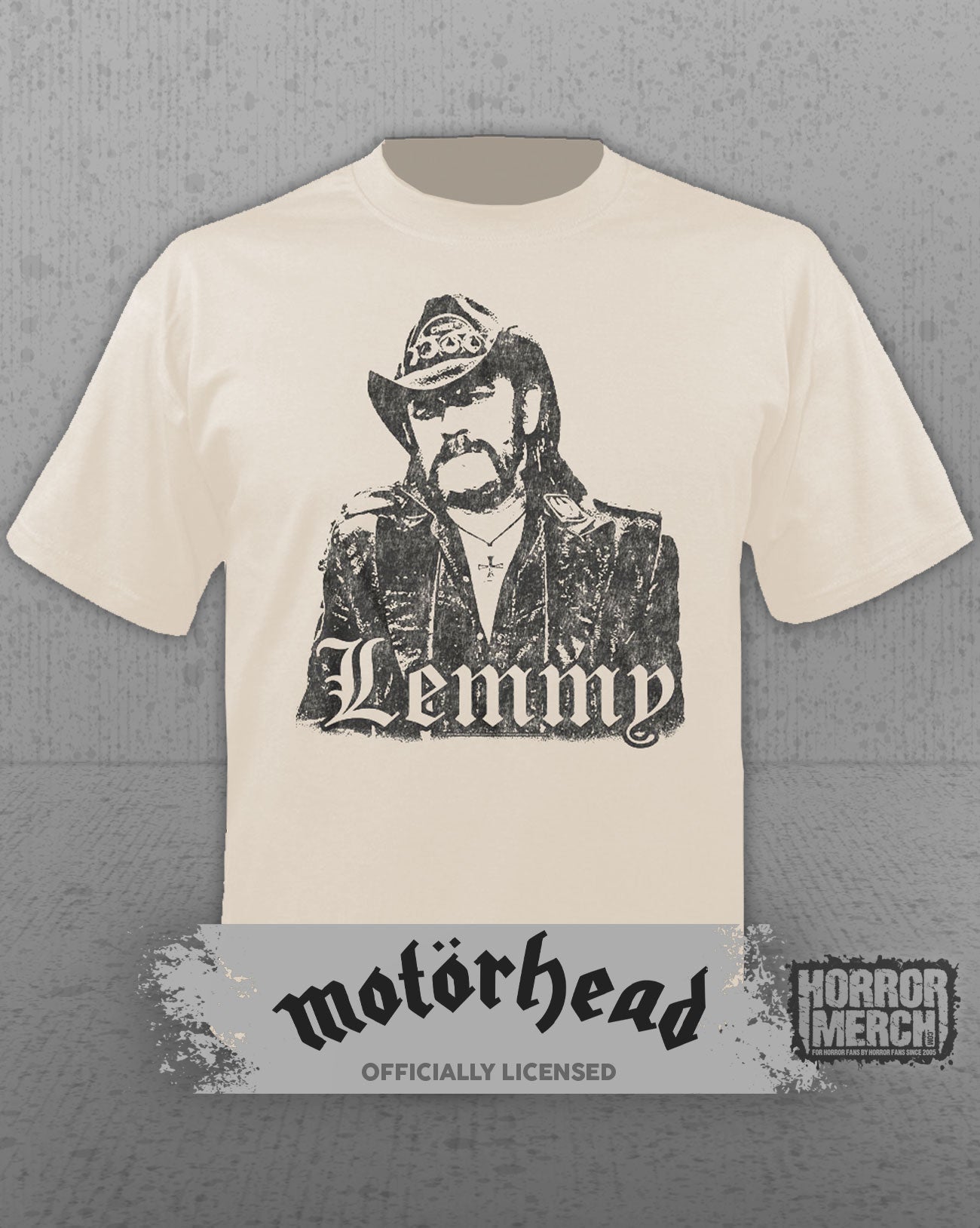 Motorhead - Lemmy Mens Shirt (Tan)