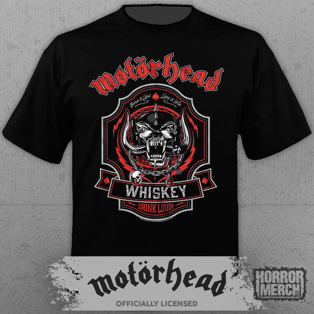 Motorhead - Drink Loud Mens Shirt