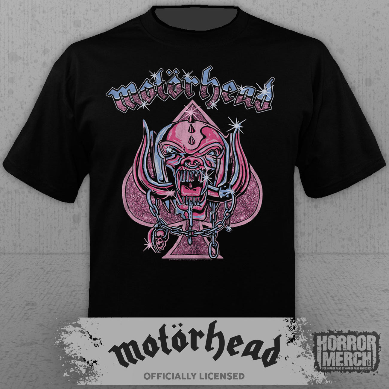 Motorhead - Pink Spade Mens Shirt