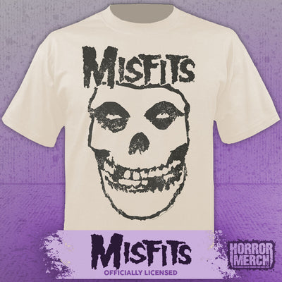 Misfits - Skull Logo Mens Shirt (Tan)