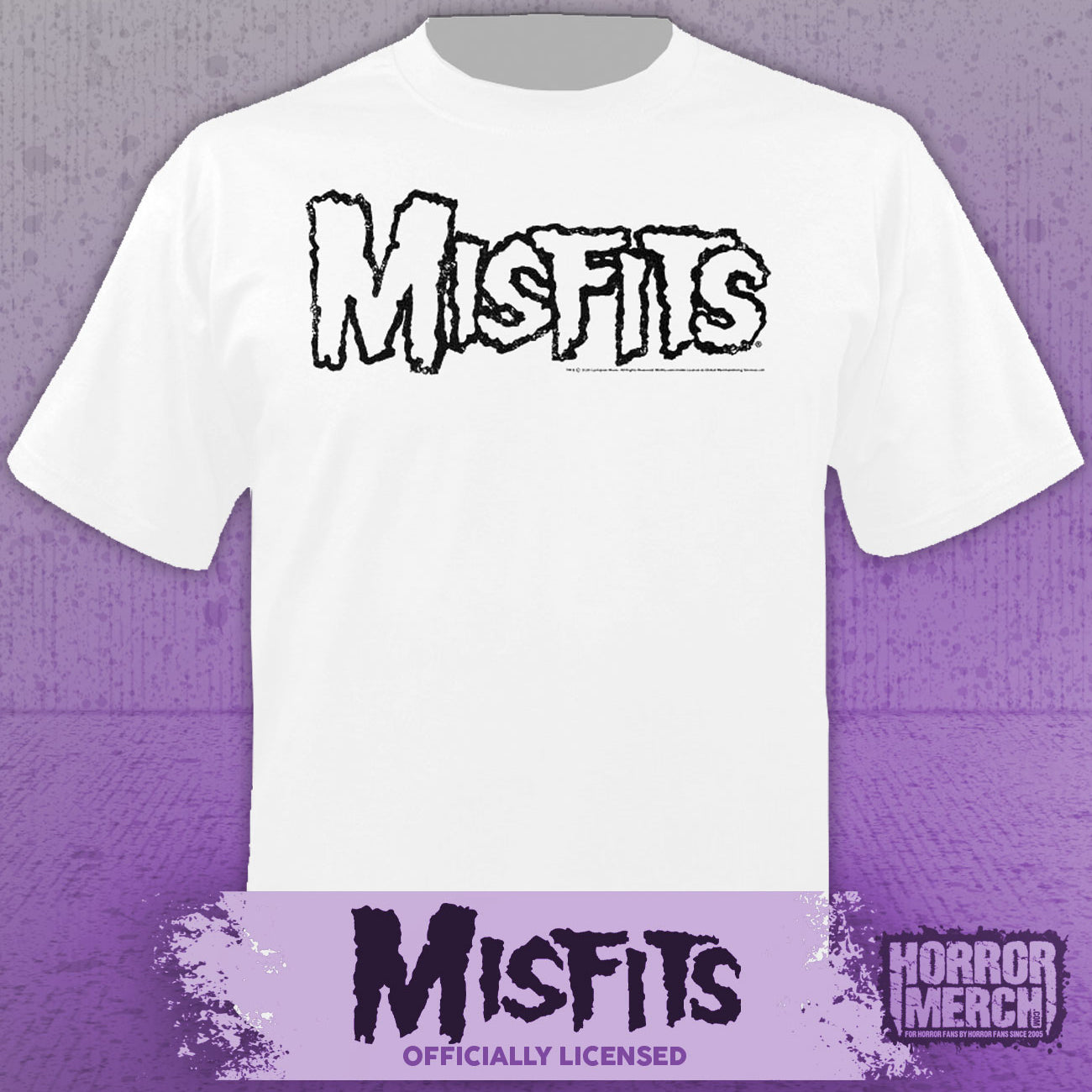 Misfits - Logo Mens Shirt (White)