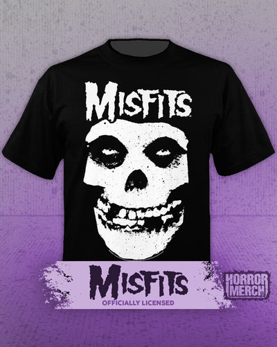Misfits - Skull And Logo Mens Shirt