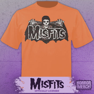 Misfits - Bat Logo Mens Shirt (Orange)