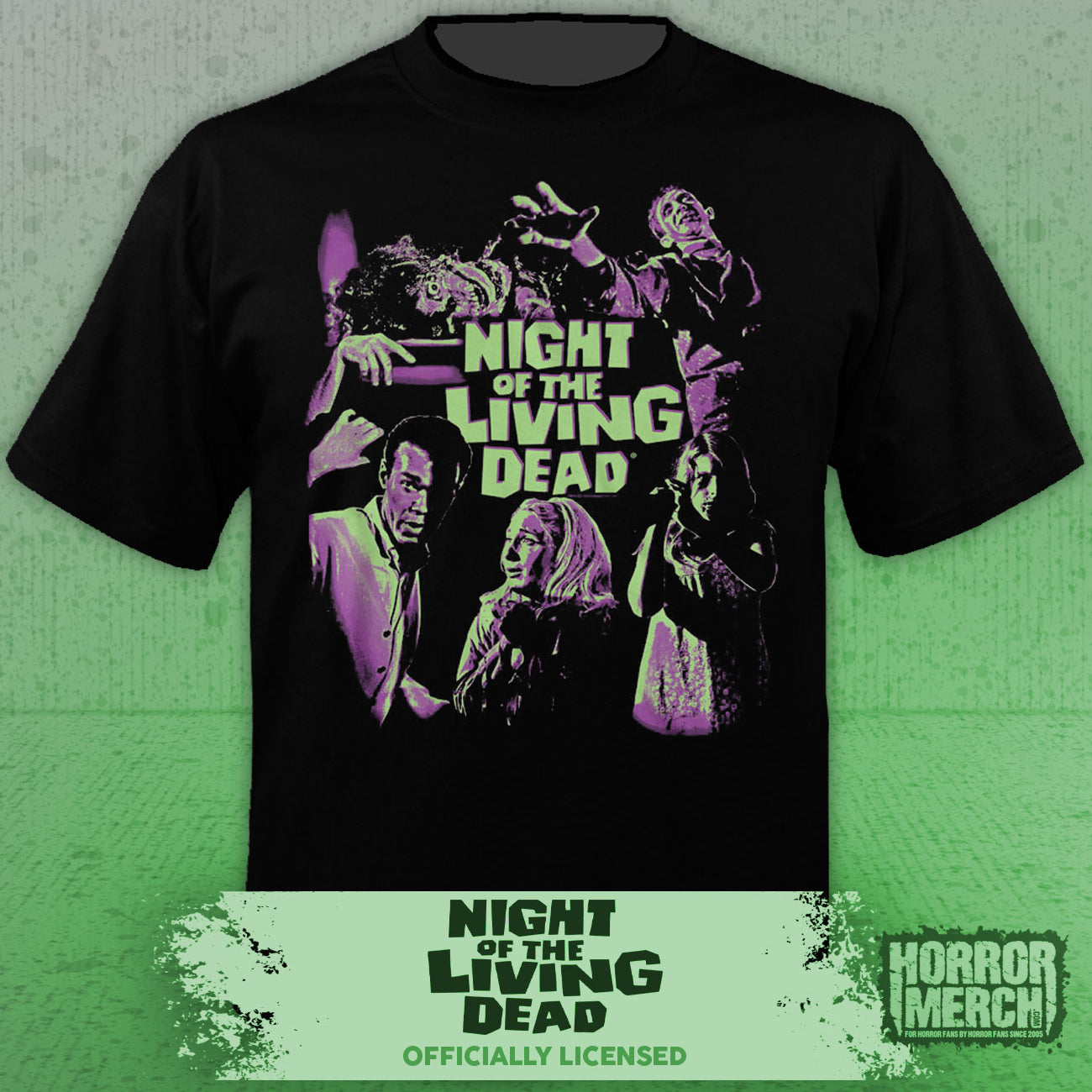 Night Of The Living Dead - Full Collage Mens Shirt