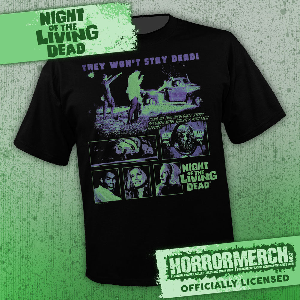 Night Of The Living Dead - Zombie Collage [Mens Shirt]