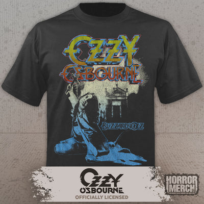Ozzy Osbourne - Blizzard Of Ozz Mens Shirt (Gray)