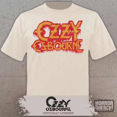 Ozzy Osbourne - Logo Mens Shirt (Tan)