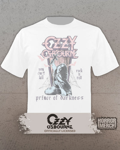 Ozzy Osbourne - Cant Kill Rock And Roll Mens Shirt (White)