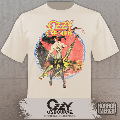 Ozzy Osbourne - Ultimate Sin Mens Shirt (Tan)