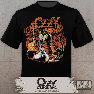 Ozzy Osbourne - Black Cat Mens Shirt