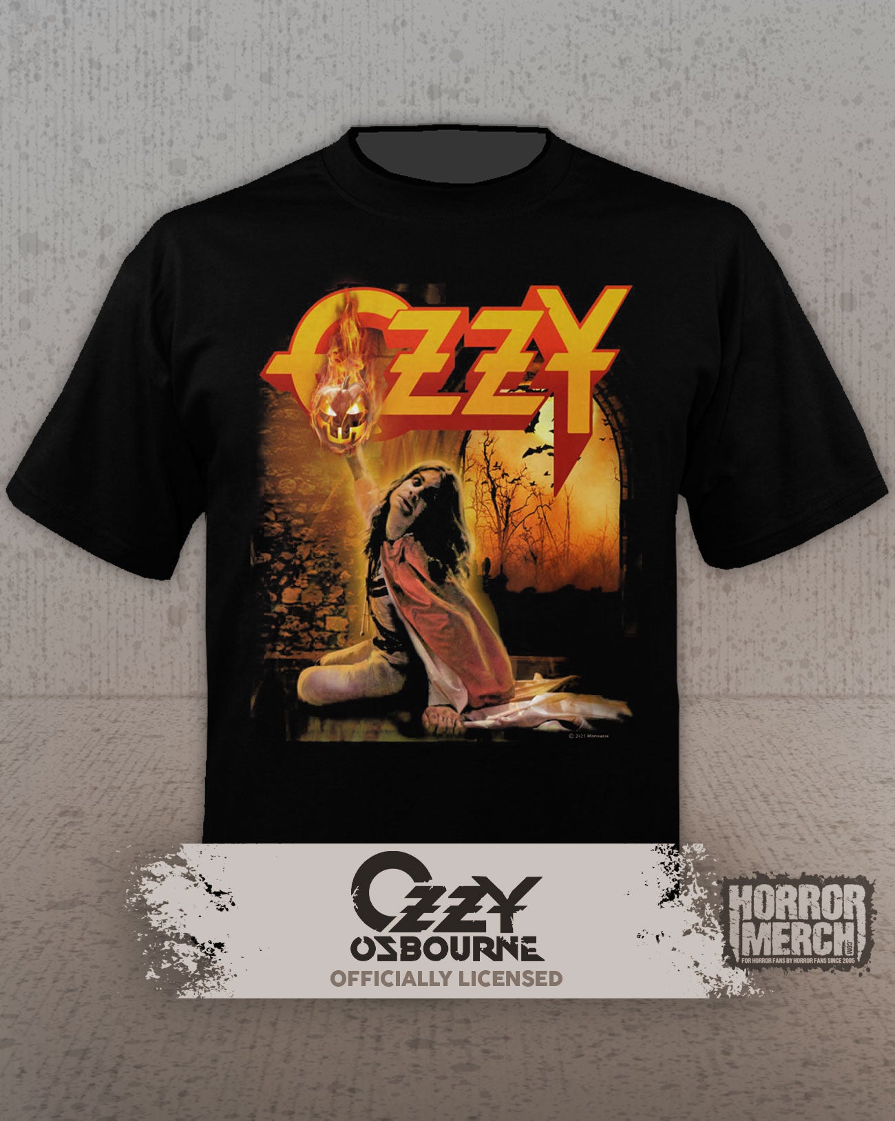 Ozzy Osbourne - Blizzard Of Ozz Cover Mens Shirt