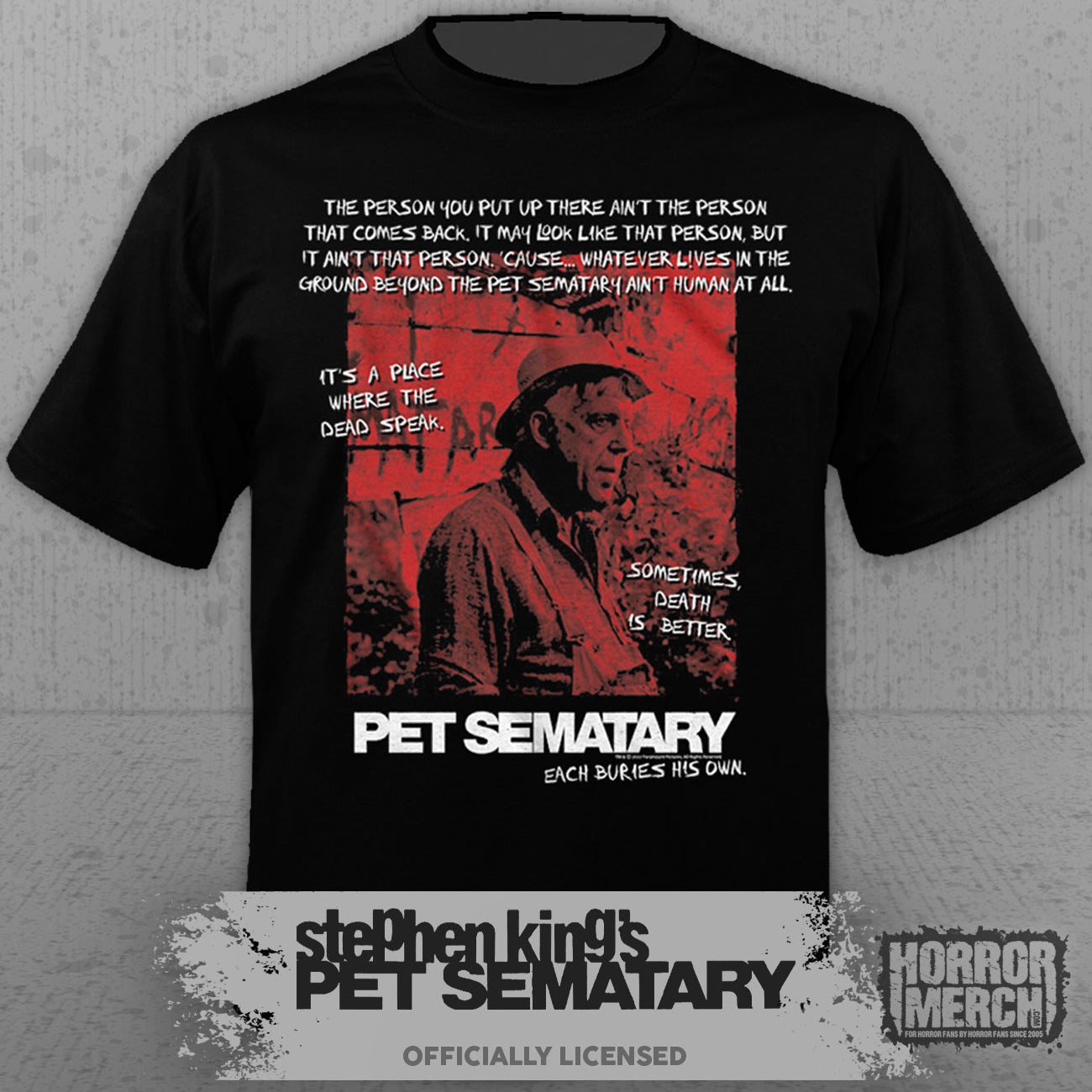 Pet Sematary - Place Where The Dead Speak Mens Shirt