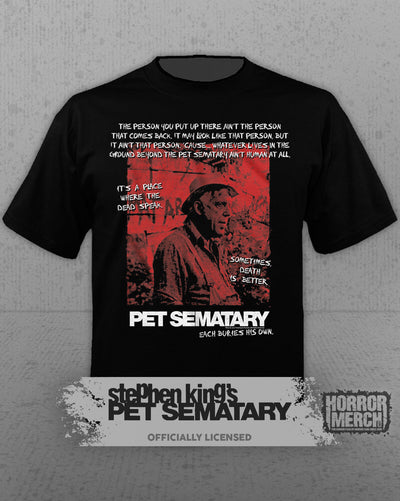Pet Sematary - Place Where The Dead Speak Mens Shirt
