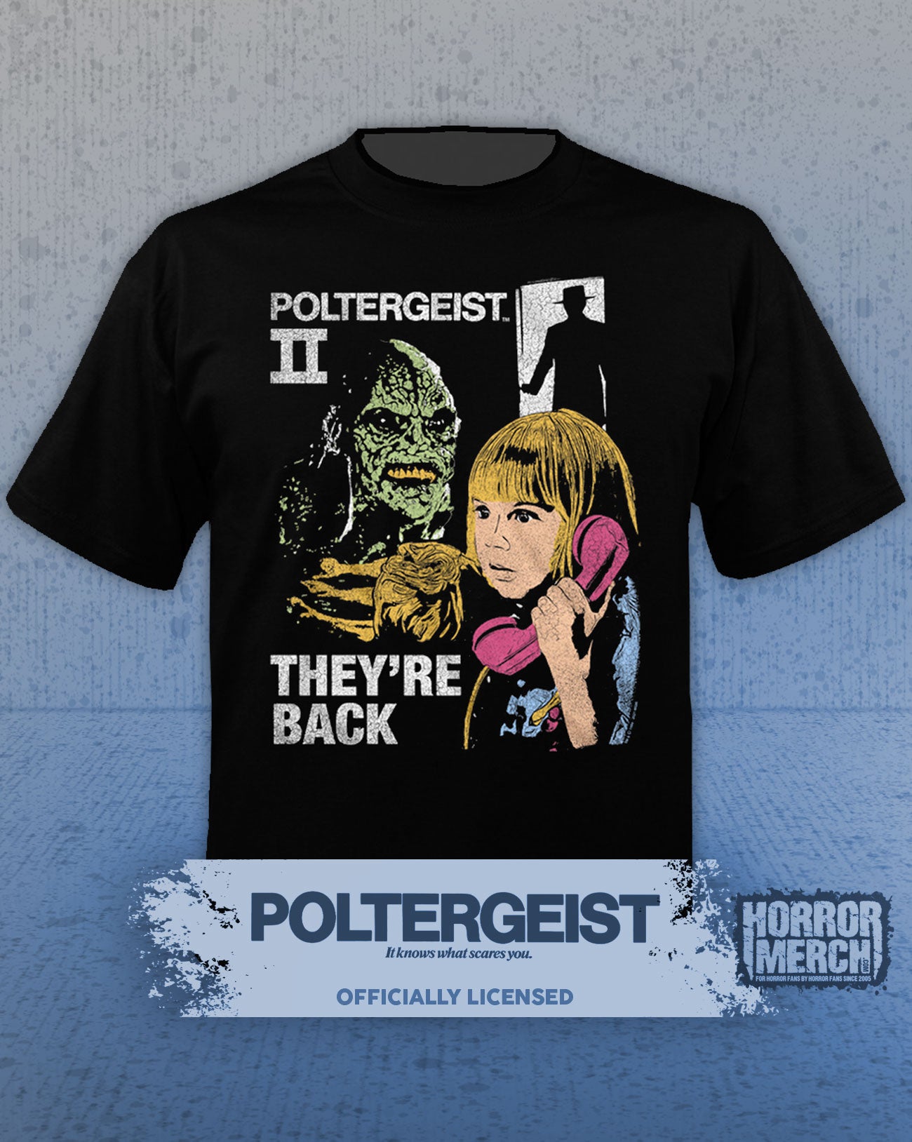 Poltergeist - Theyre Back (Neon) Mens Shirt