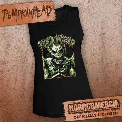 Pumpkinhead - Close-Up [Womens High Neck Tanktop]