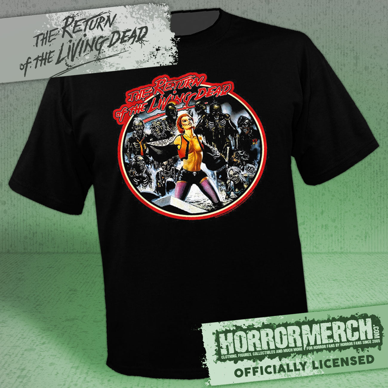 Return Of The Living Dead - Trash - Circle Poster Mens Shirt