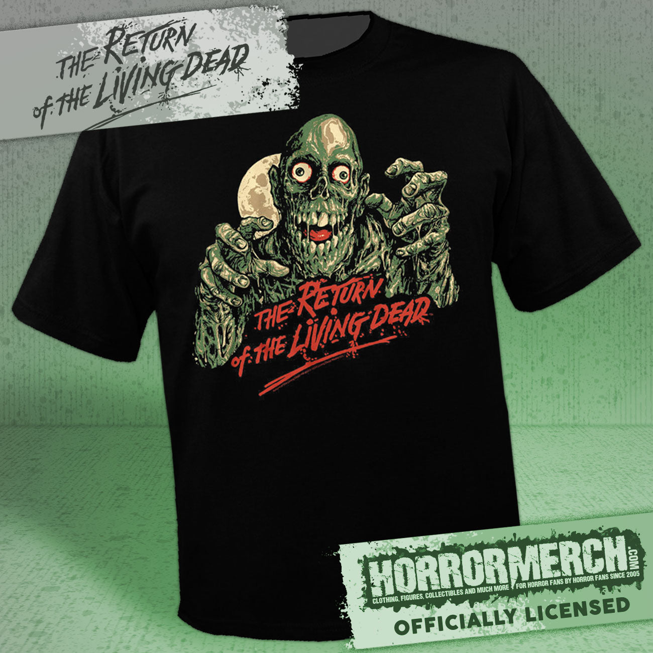 Return Of The Living Dead - Tarman Grab Close-Up Mens Shirt