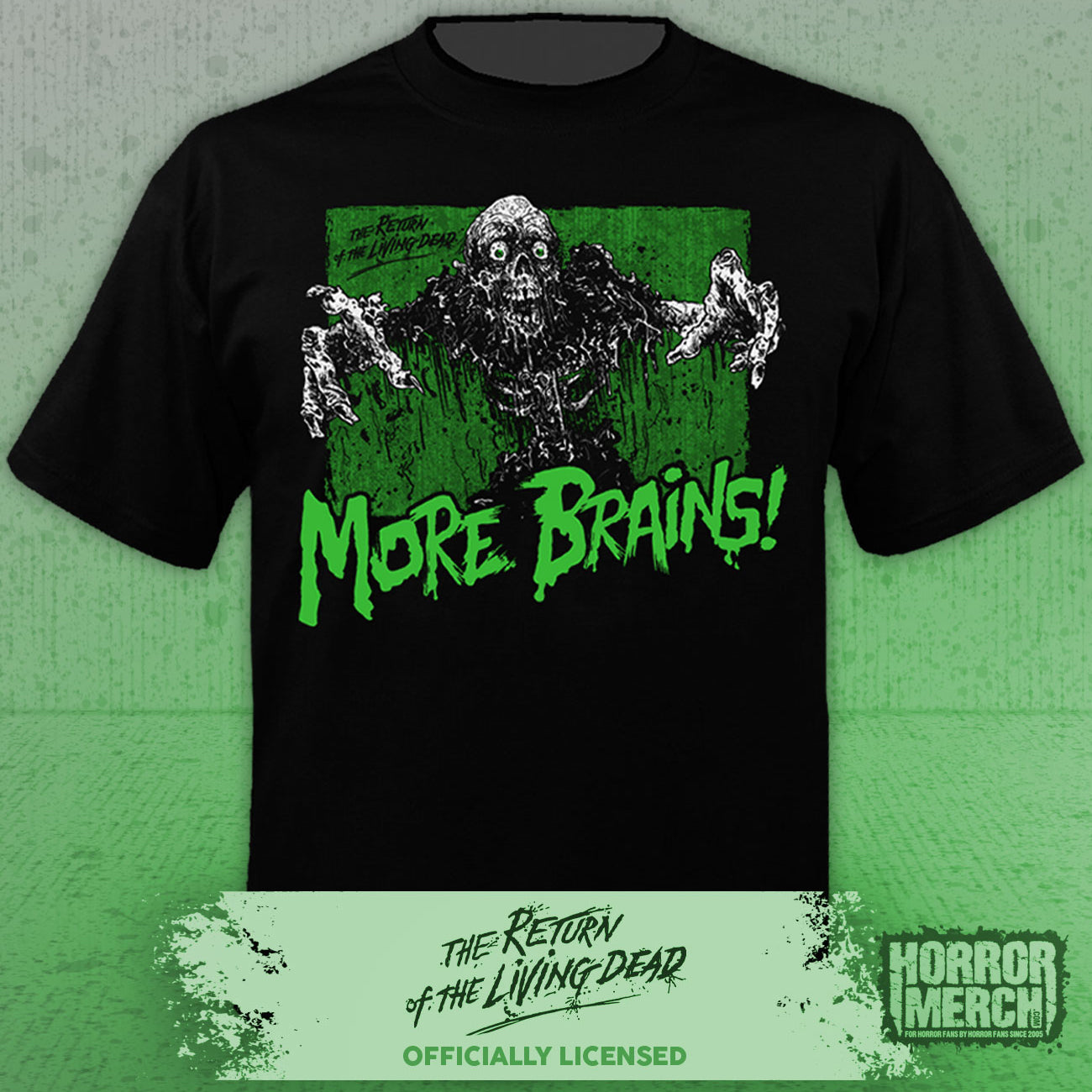 Return Of The Living Dead (Exclusive) - Attack (Green) Mens Shirt