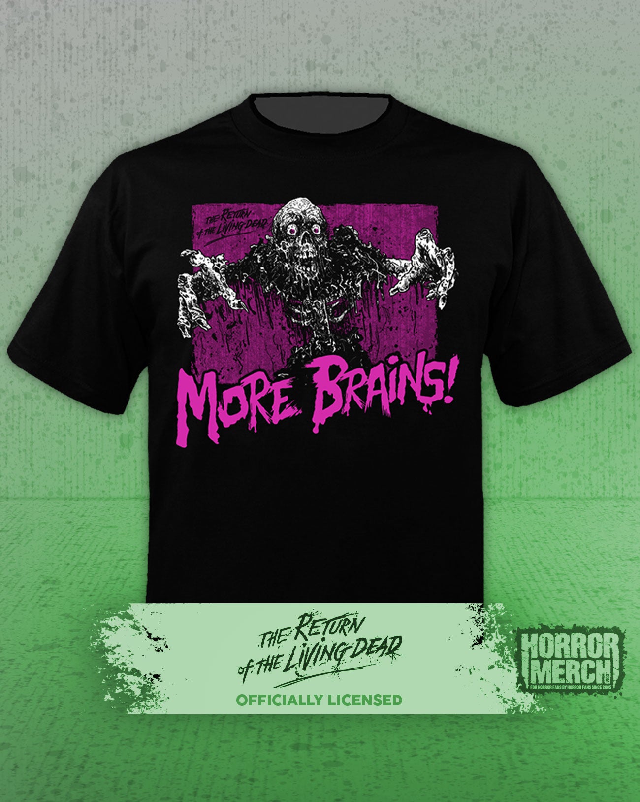 Return Of The Living Dead (Exclusive) - Attack (Purple) Mens Shirt