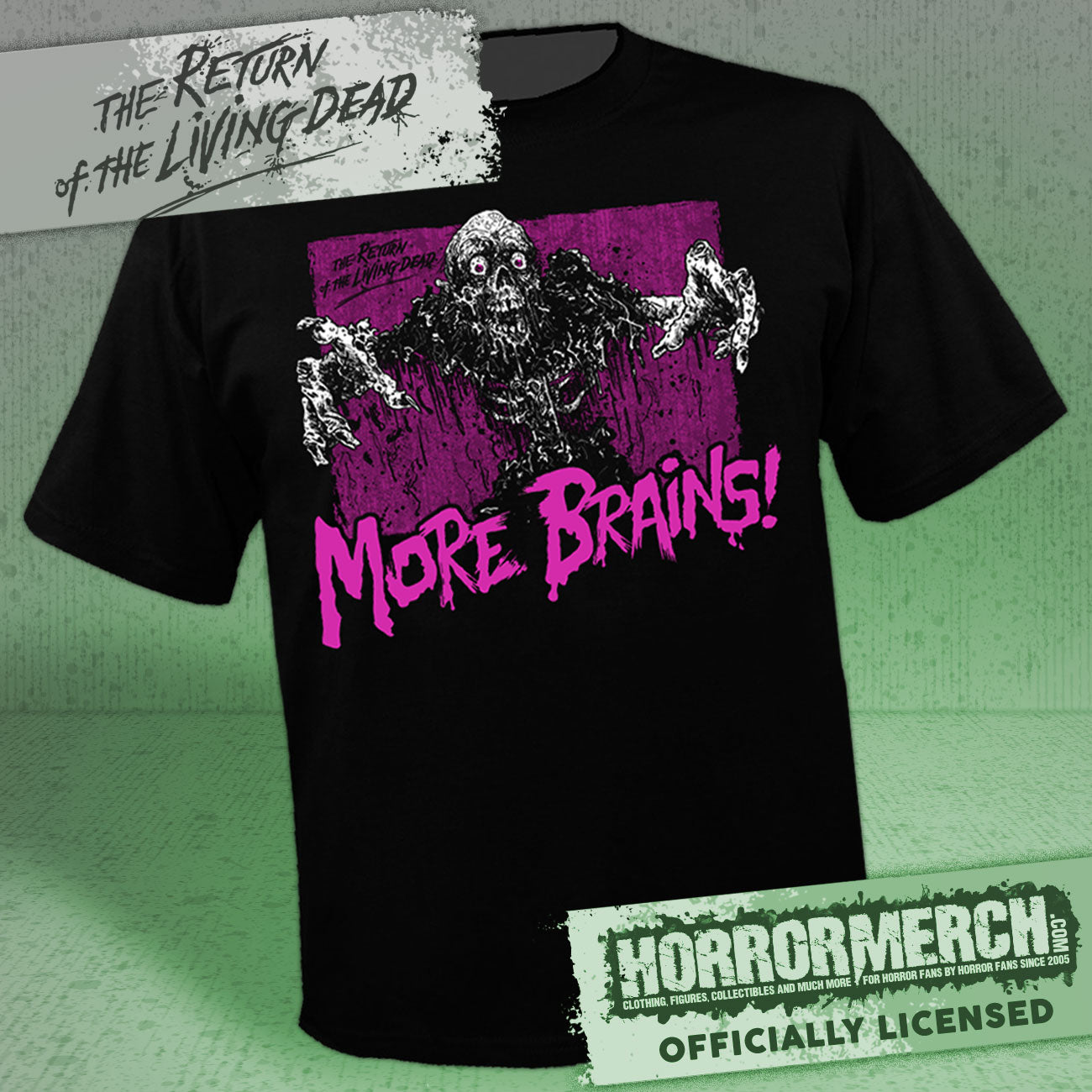 Exclusive Return Of The Living Dead - Attack (Purple) Womens Shirt