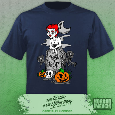 Return Of The Living Dead (Exclusive) - Trash Or Treat Mens Shirt (Blue)