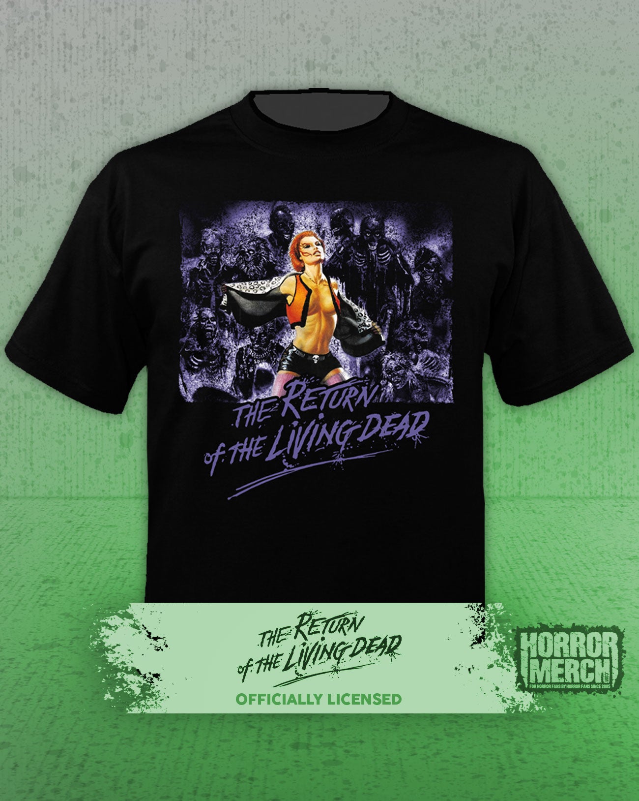 Return Of The Living Dead (Exclusive) - Trash Poster (Purple) Womens Shirt