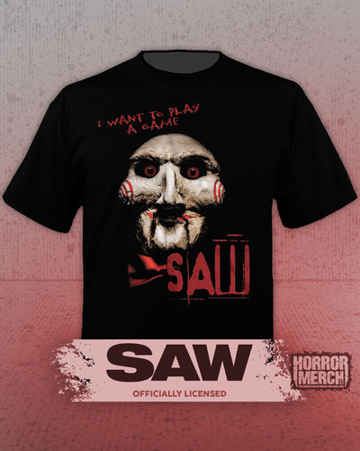 Saw - Billy Close-Up Mens Shirt