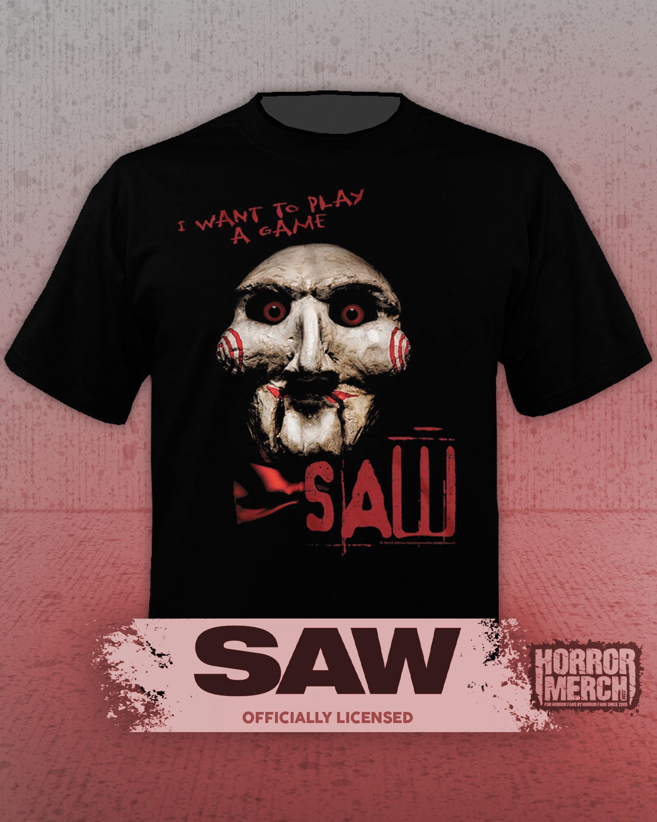 Saw - Billy Close-Up Womens Shirt