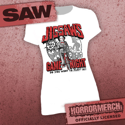 Saw - Game Night (White) [Womens Shirt]