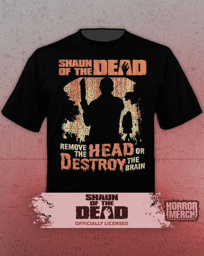 Shaun Of The Dead - Outline Mens Shirt