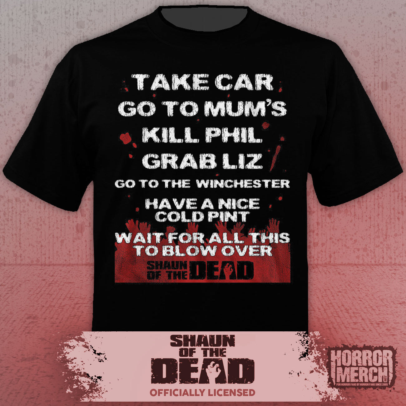 Shaun Of The Dead - The Plan Mens Shirt