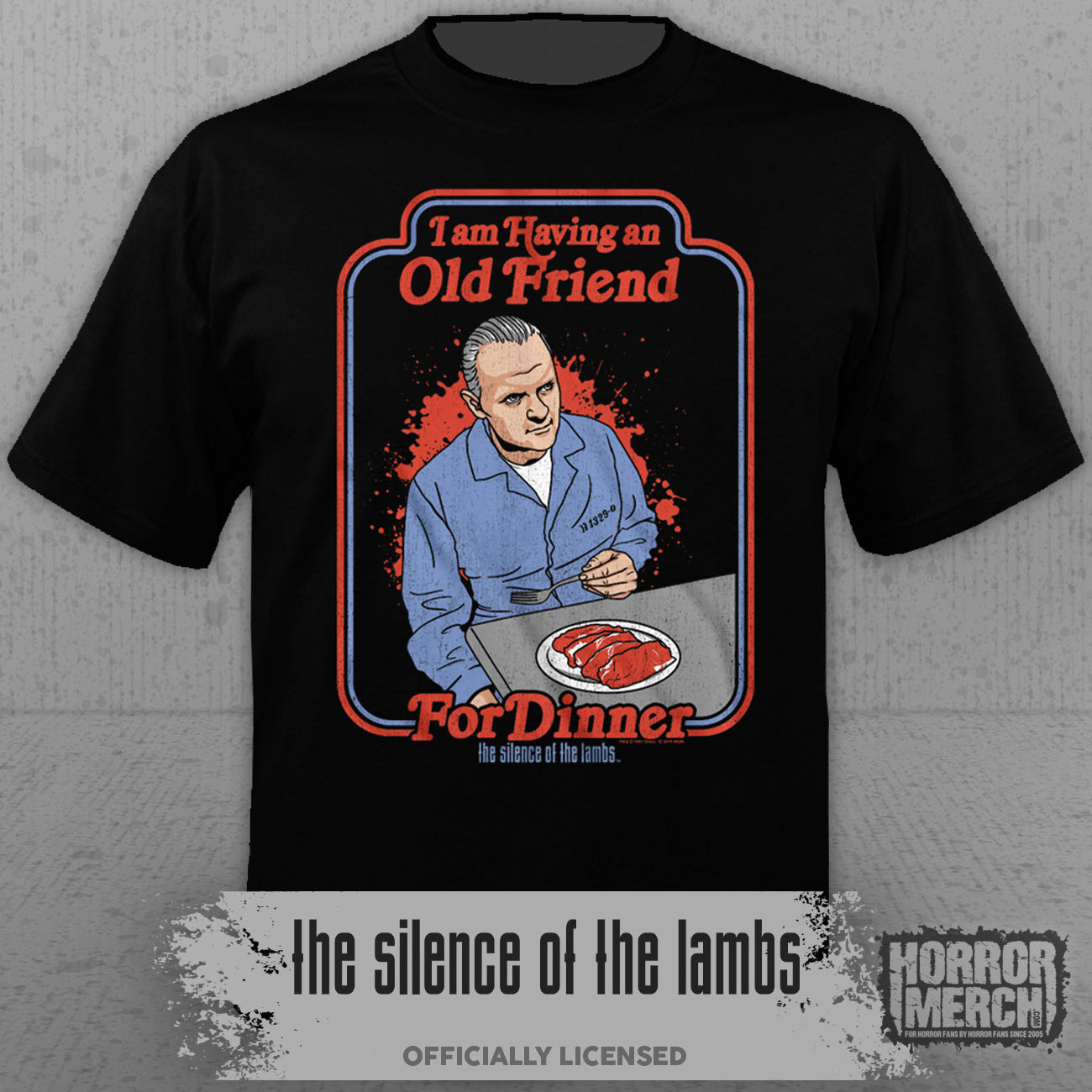 Silence Of The Lambs - Friends Cartoon Mens Shirt