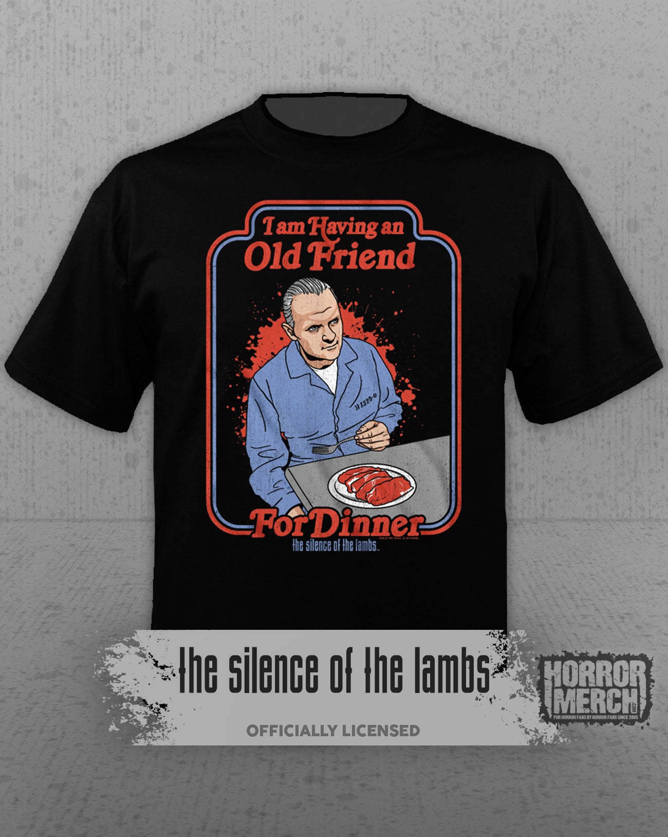 Silence Of The Lambs - Friends Cartoon Mens Shirt