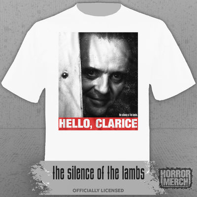 Silence Of The Lambs - Hello Clarie Mens Shirt (White)