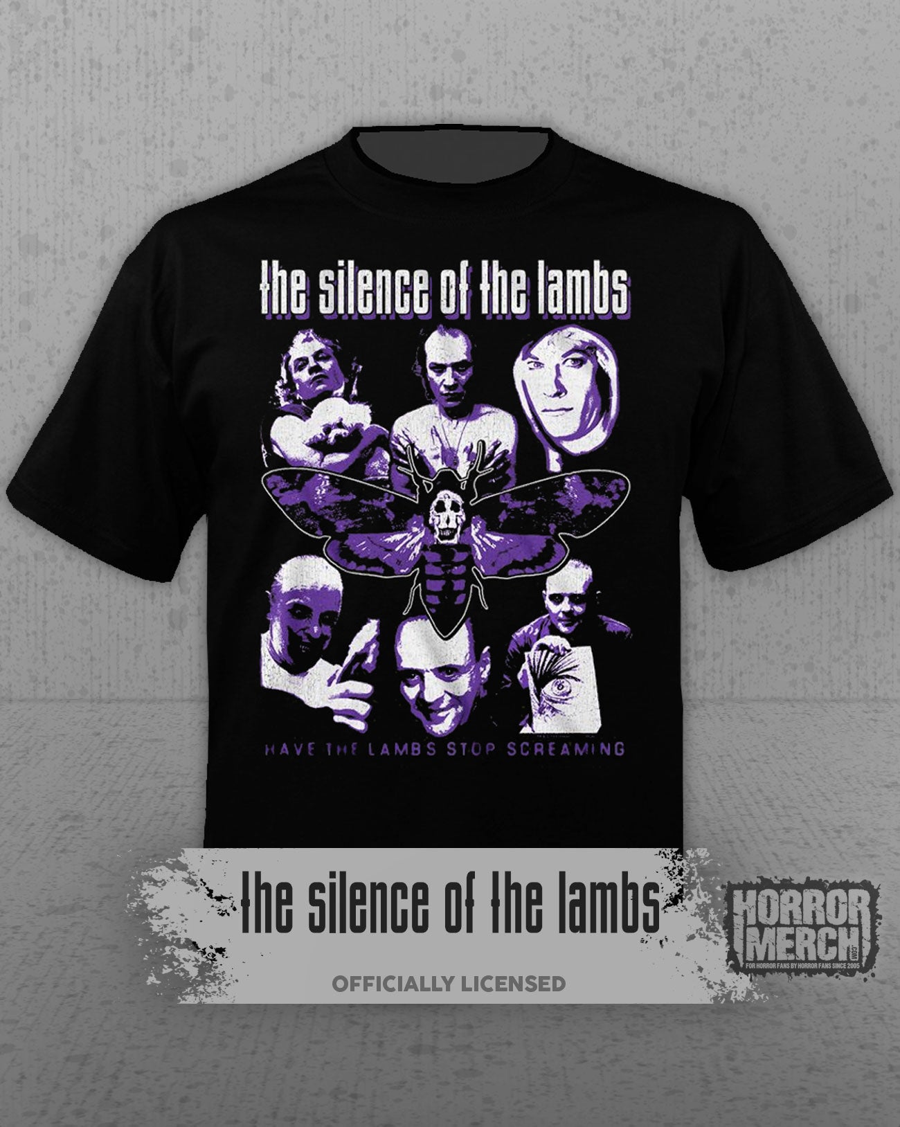 Silence Of The Lambs - Purple Moth Mens Shirt