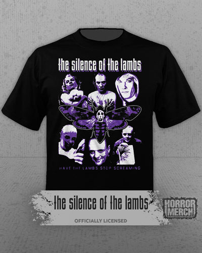 Silence Of The Lambs - Purple Moth Mens Shirt