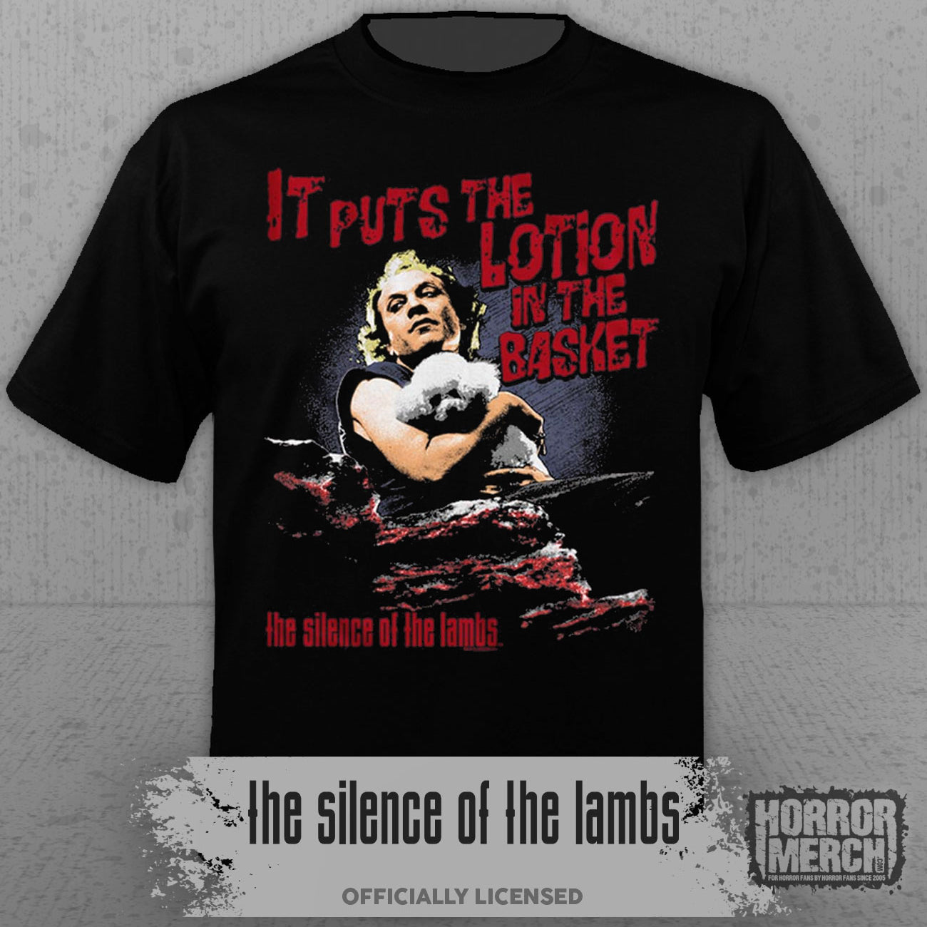Silence Of The Lambs - It Puts The Lotion In The Basket Mens Shirt
