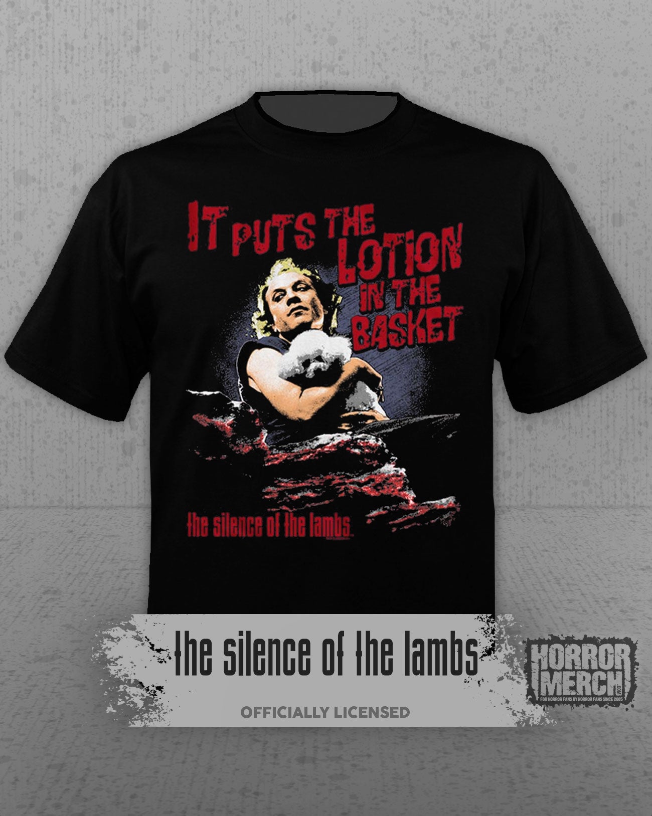Silence Of The Lambs - It Puts The Lotion In The Basket Mens Shirt