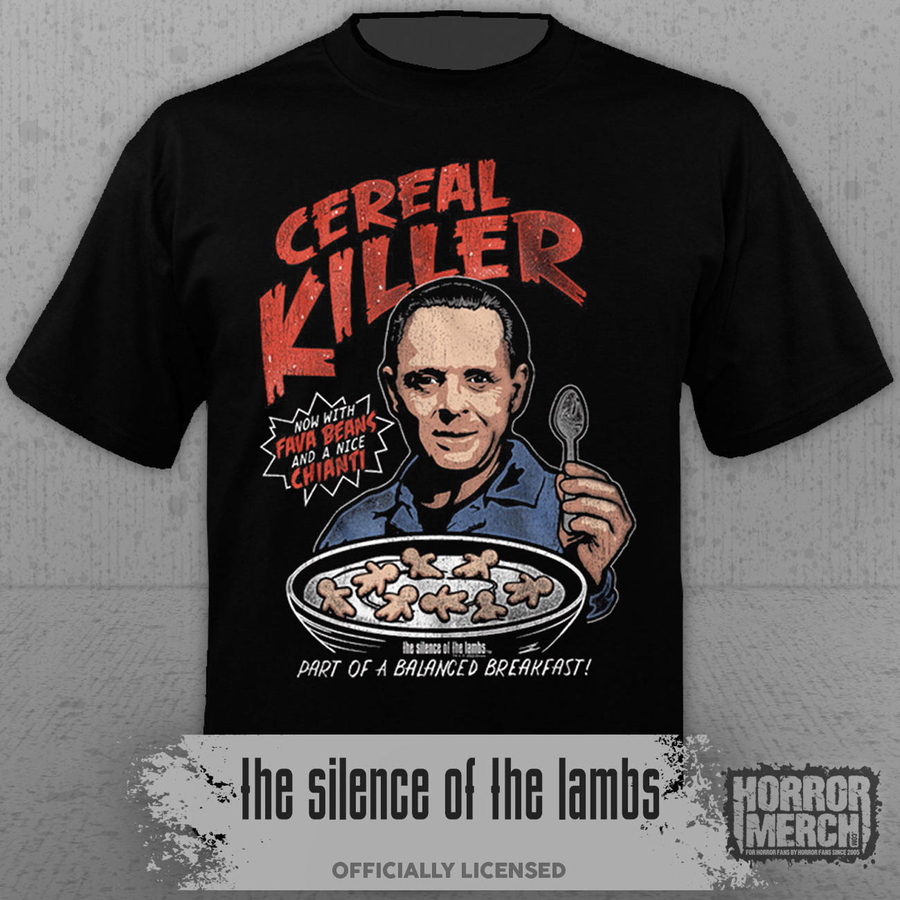 Silence Of The Lambs - Cereal Killer Mens Shirt
