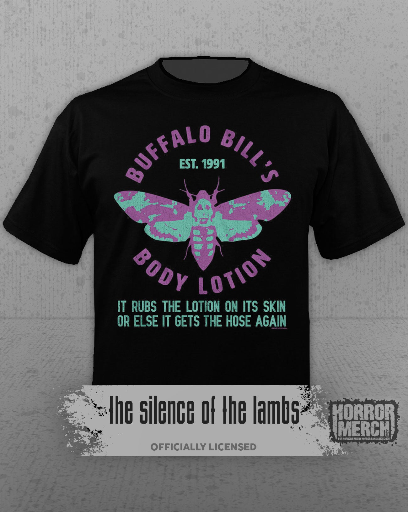 Silence Of The Lambs - Buffalo Bill (Neon Moth) Mens Shirt
