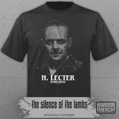 Silence Of The Lambs - Hannibal Portrait Mens Shirt (Gray)